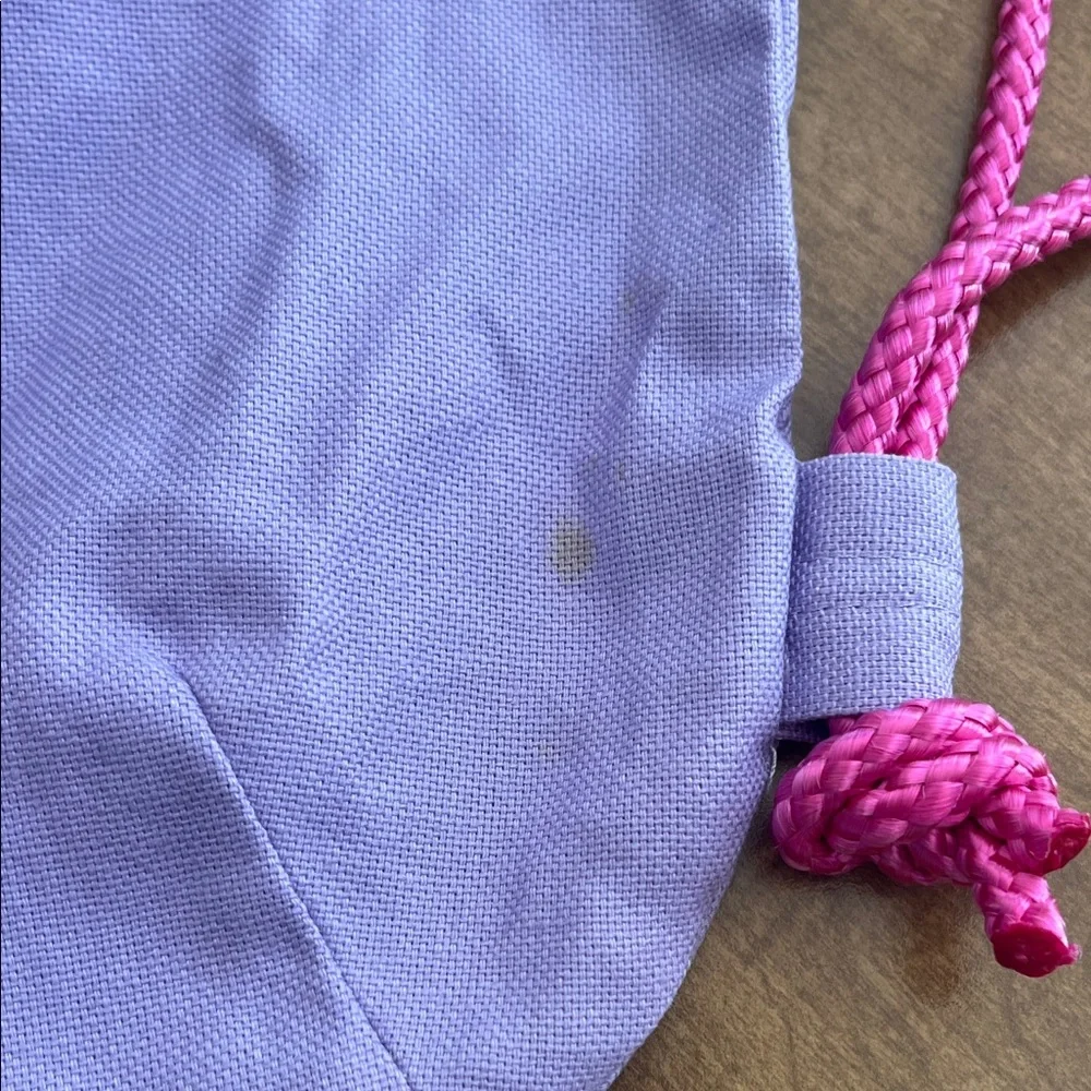 Girl Scout Purple Drawstring Bag